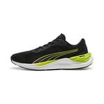 Puma Men Electrify Nitro 3 Road Running Shoes, Puma Black-Lime Pow, 6.5 UK