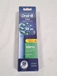 ORAL-B PRO Cross Action Toothbrush Replacement Brush Heads Pack of 4 White BNIB