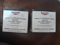 2 XEucerin Urea Repair Original 5% urea cream 75ml  Dry & rough skin Expiry 2026