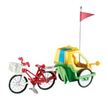 Playmobil ® 6388 Vélo avec remorque pour enfant Neuf - New - nuevo