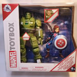 New Disney Marvel Toybox 2 Figure Pack Captain Carter & Hydra Stomper With Sound