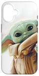 Coque pour iPhone 16 Star Wars Le Mandalorien Grogu White