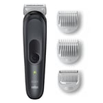 Braun Body Groomer Series 3 3350, rasoir pour le corps, pour la poitrine, les aisselles, l'aine et plus encore, comprend des peignes Pour des longueurs de 3 mm et 5 mm, lavable, 80 min sans fil