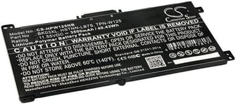 Yhteensopivuus  HP Pavilion X360 14-BA024NW, 11.55V, 3500 mAh