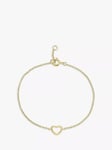 Auree Verona Love Heart Chain Bracelet, Gold