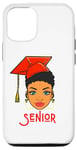 Coque pour iPhone 14 Pro Graduation senior Melanine Black Women Girl Magic Graduate 21