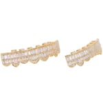 Teeth Set Hip Hop Teeth Grills Iced Out Teeth Decoration For Men Women TDM