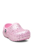 Classic Lined Glitter Clog T Pink Crocs