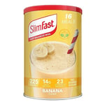 SlimFast Meal Replacement Shake for Weight Loss & Balanced Diet, Vitamins and Minerals, Low Calorie, High Protein, Banana Flavour, 16 servings, 584 g, Packaging May Vary