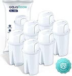 Aquaflow Lot De 6 Cartouches De Filtre A Eau Compatibles Avec Brita Classic Et Dafi Family Astra-Reduit Le Calcaire,Le Chlore Et Les Impuretes