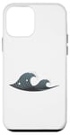 Coque pour iPhone 12 mini Design simple et minimaliste Kanagawa Wave