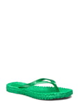 Flip Flop With Logo Green Ilse Jacobsen