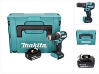 Makita DHP 487 G1J akkuiskuporakone 18 V 40 Nm + 1x akku 6,0 Ah + Makpac - ilman laturia