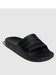 Adidas Mens Adilette Aqua Sliders - Black