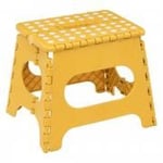 Marche pied / Tabouret pliant Jaune