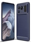 Hülle® Firmness and Flexibility Case Compatible for Xiaomi Mi 11 Ultra(Dark Blue)