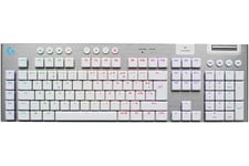 gaming sans fil ultra-plat G915 X LIGHTSPEED, switchs GL Brown Tactile - PC/Mac - Blanc