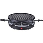 Appareil à raclette - WEASY LUGA60  - 4 personnes - 900W - Revêtement anti-adhésif - 30x30cm - Plaque amovible