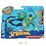 Spider-Man Marvel Bend and Flex Black Suit Vs. Doc Ock Action Figure Toys, 6-inch Flexible Figures, For Kids Ages 4 And Up