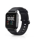 通用 Smart Watch, Montre Connectée Fitness Tracker 12 Modes D'activité IPX6 Étanche Noir,Grand écran TEF de 1,4" avec Une résolution de 320 x 320p