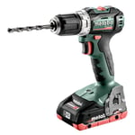 Perceuse visseuse sans fil 18 volts bs 18 l bl 60 Nm 1,5 13 mm 2 batterie 18 v 602326910 - Metabo