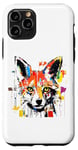 iPhone 11 Pro Colorful Fox Head Pop Art Painting Case