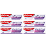 Colgate Sensitive Instant Relief Multi Protect Toothpaste 75ml x 6