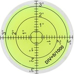 60x12mm vesivaaka Pintatason kaltevuusmittarit, jotka on merkitty pyöreällä asteella vaaituskameran jalustan kääntöpöytä matkailuautojen huonekalujen mittauslaitteet työkalut