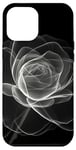 Coque pour iPhone 12 Pro Max Rose Minimalisme Abstrait Lignes Art Floral Nature