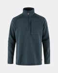 Fjallraven Ovik Mens Half Zip Fleece - Navy - Size X-Large