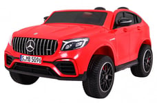 Lasten sähköauto Mercedes GLC 63S 4x4, punainen