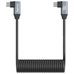 SmallRig 4793 USB-C Angled to USB-C Angled Coiled Data Cable