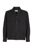 Cotton Nylon Overshirt Black Calvin Klein