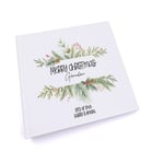 Personalised Grandma Merry Christmas Photo Album UV-336