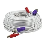 Swann 30m White Ultra HD CCTV BNC Camera Cable SWPRO-30ULCBL-GL