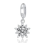 XUEKE 925 Sterling Silver Snow Fairy Charm for Original Silver Plated platinum Bracelet Fine Jewelry DIY Bangle Beads2 SCC1649