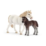 Schleich 42423 Dartmoor Pony mare and foal playset horse toy horses Dartmoors