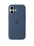 Apple Iphone 16 Silicone Case With Magsafe - Denim