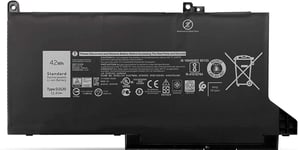 42WH DJ1J0 Laptop Batterie pour Dell Latitude 12 7280 7290 E7280 E7290 13 7380 7390 E7380 E7390 14 7480 7490 E7480 E7490 Series Notebook PGFX4 ONFOH C27RW 451-BBZL