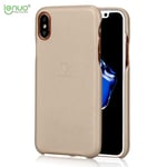 Lenuo Music Leather Case (iPhone X/Xs) - Guld