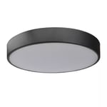 Plafonnier de salle de bain Wapta LED intégrée 1200lm 12W IP44 Ø28,3cm blanc froid & blanc chaud GoodHome noir