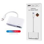 Multi-Card Reader for iPhone Compatible with Apple Devices Blue with SD and CF Card Support 25 x 22 cm