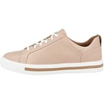 Clarks Women's Un Maui Lace Derbys, Beige Nude Leather, 6 UK