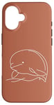 Coque pour iPhone 16 Océan Arctique Habitats arctiques Recherche sonore Béluga Baleine