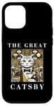 Coque pour iPhone 12/12 Pro The Great Catsby, Funny Cat Design, Cat Lover, Film