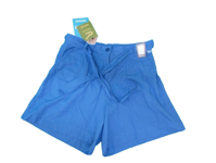 REGATTA Womens Sabela Tie Belt Summer Casual Shorts in Blue UK 14 NEW BNWT