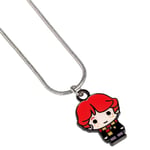 Official Harry Potter Ron Weasley Cutie Chibi Necklace on Silver Plated Chain