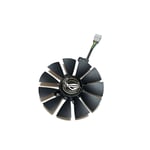 Ventilateur de refroidissement de carte vidéo ASUS GTX 1070,1080,pour ASUS GTX 1080TI,1080,1070TI,1070,1060,980TI,RX 580,480,87mm,6 broches, - Type FAN-4PIN