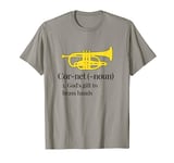 Funny Cornet T-Shirt Definition God's gift to brass bands T-Shirt