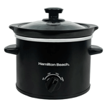 Hamilton Beach 'The Mighty Mini' 1.8L Black Slow Cooker, 90W , Black - HBSC020B